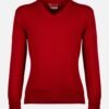 PULLOVER COLLO V 100% CASHMERE