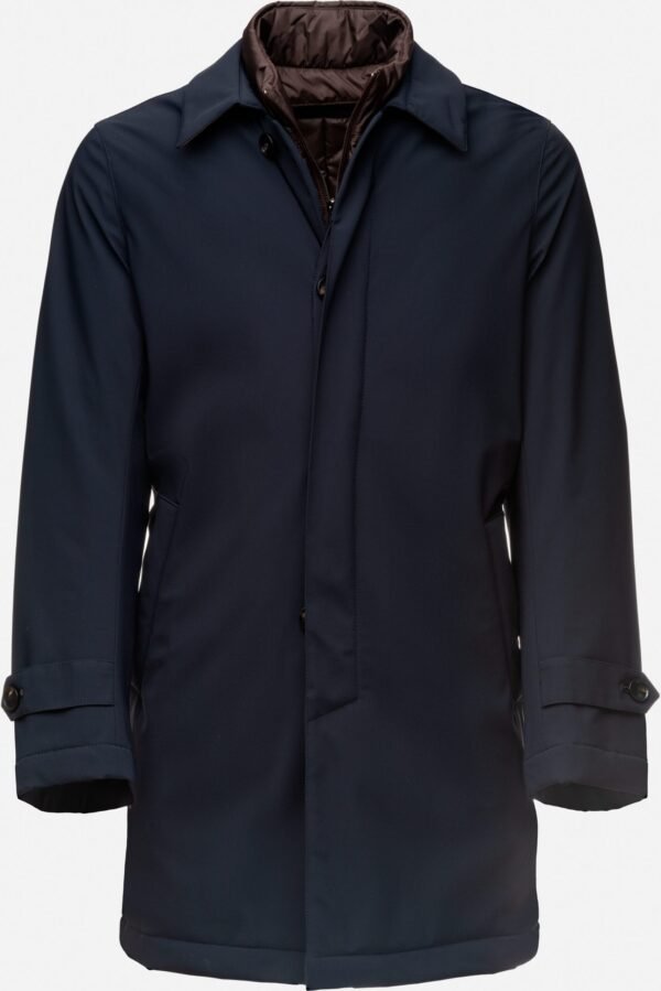 IMPERMEABILE IMBOTTITO VERONA CON PETTORINA STACCABILE MADE IN ITALY