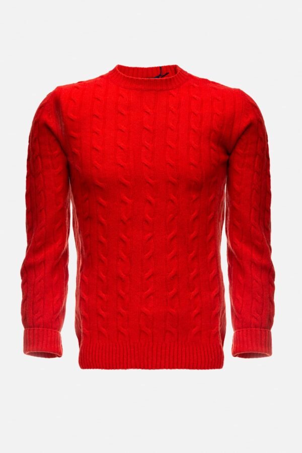 MAGLIA TRECCE CORTINA MADE IN ITALY