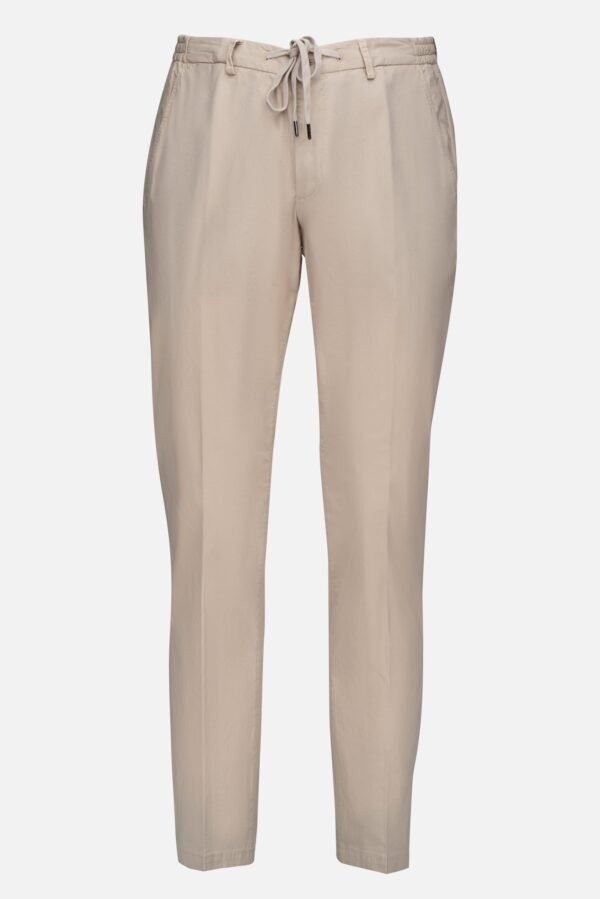 PANTALONE CAPRI LACCETTO CON ELASTICO