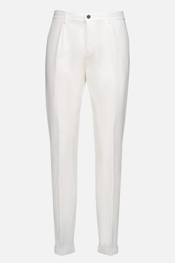 PANTALONE POSITANO IN LINO COTONE