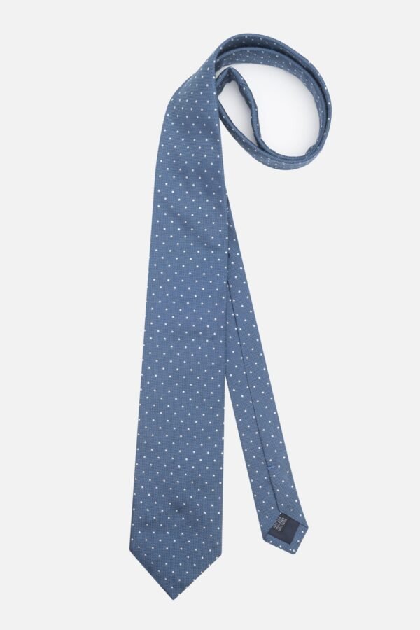 TOWERGEM Cravatta Lunga XL Blu Uomo 160 Cm - Tessuto Jacquard Di Qualità, 100% Poliestere, Morbida E Anti-Piega, Per Matrimoni E Cerimonie