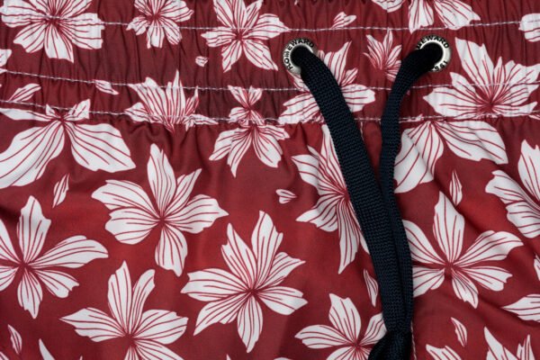 COSTUME MOD SAINT TROPEZ IN COTONE NYLON STAMPA FLOWER - immagine 2