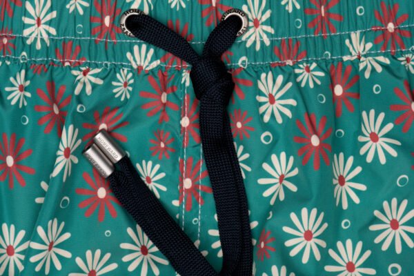 COSTUME MOD SAINT TROPEZ IN COTONE NYLON STAMPA MARGHERITE - immagine 2