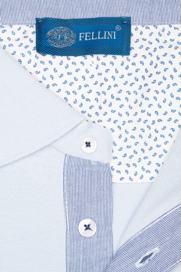 POLO MOD  VINCENT  CON INTERNO COLLO E LISTINO A CONTRASTO - immagine 2