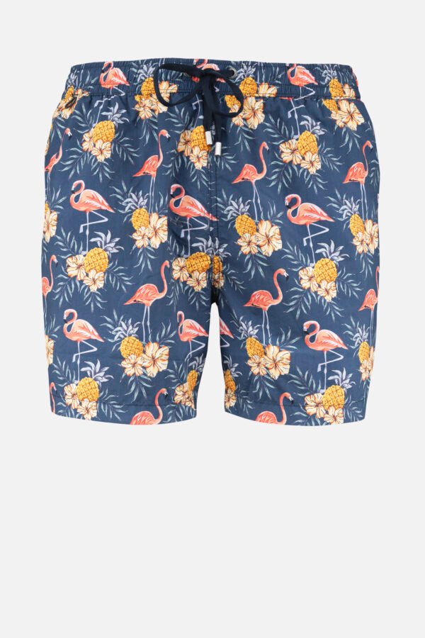 COSTUME PORTOFINO FLAMINGO TESSUTO RAPIIA ASCIUGATURA